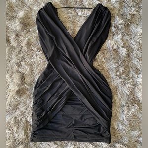 BCBGMAXAZRIA Black Mini Cocktail and Party Dress Size Small